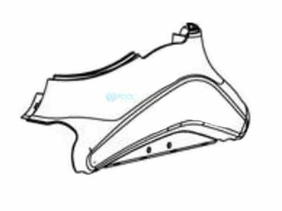 Maytronics Nautilus CC Plus Black Right Side Panel, 99807675