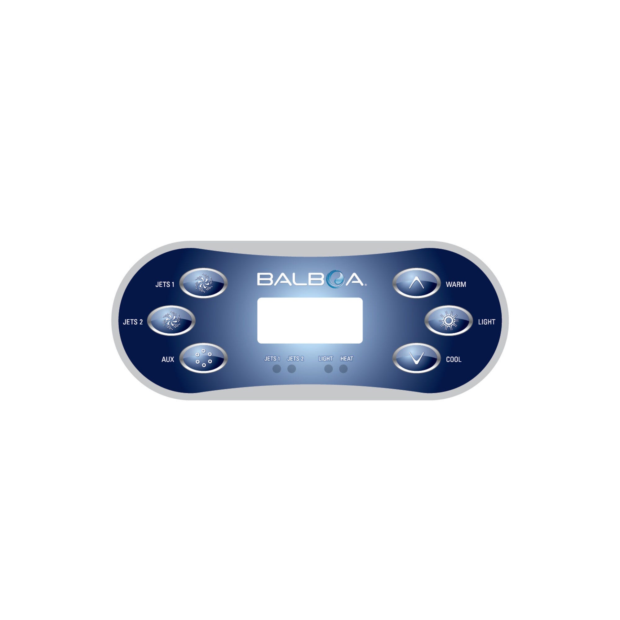 6 Button Balboa TP600 Keypad Overlay 12762