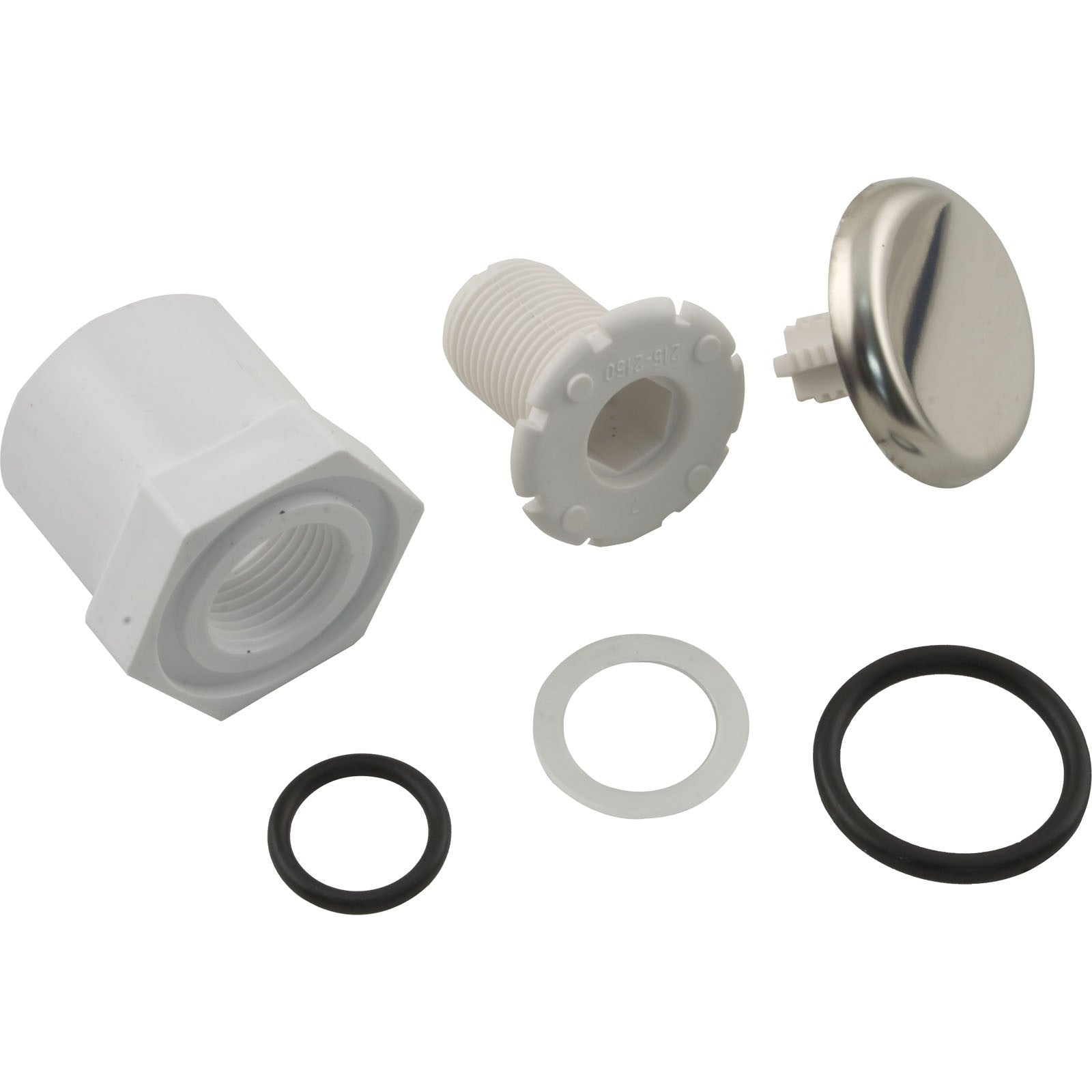 Air Injector, WW, Low Profile, 1"s/3/4"spg, Adapter Style, SS : 670-2190