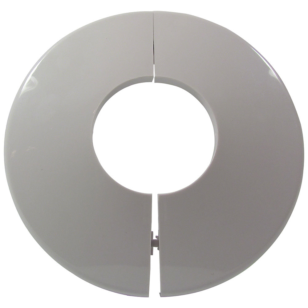 Snap-Tite Plastic Escutcheon - 1.90 Inch O.D. - White