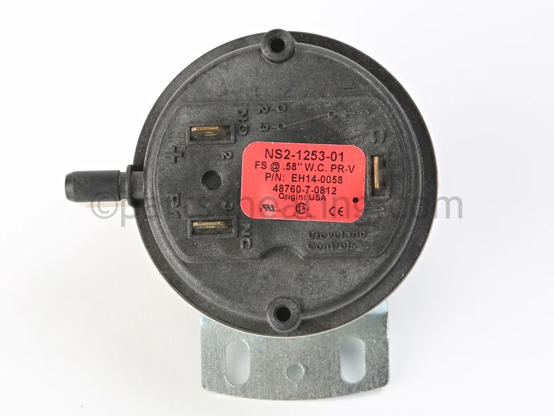 RBI14-0058Low Pressure Switch 0.58 WC