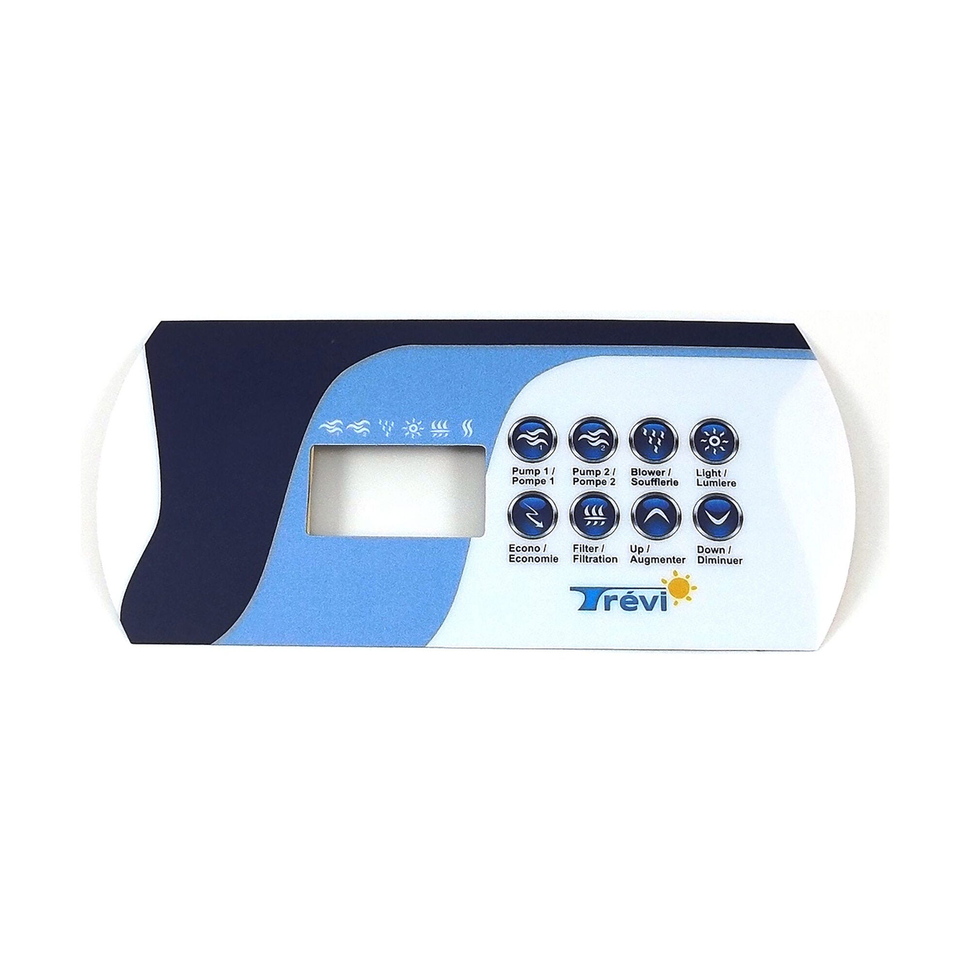 8 Button Dynasty K-85 Keypad Overlay 14244