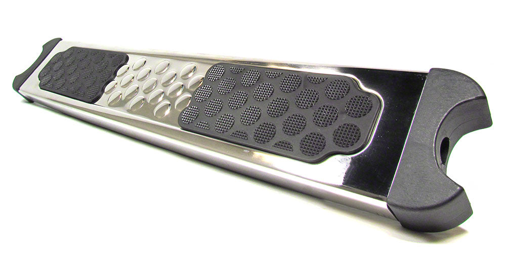 Stainless Steel Ladder Tread Step With Hardware - 17.5 Inch Width