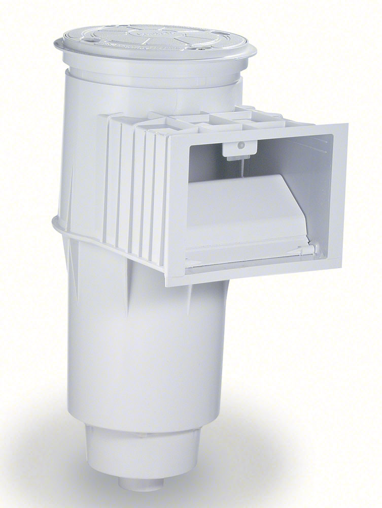 Admiral S20 2 Inch Threaded Concrete Skimmer With Circular Weir - Tan