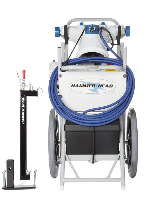 Hammer-Head Service Vacuum With 21 Inch Head, 60 Foot Cord, and Truck/Trailer Mount