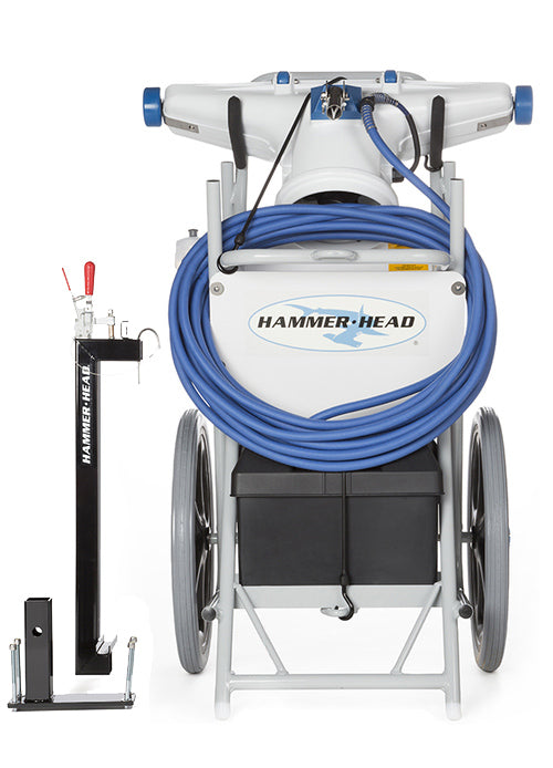 Hammer-Head Service Vacuum With 30 Inch Head, 60 Foot Cord, and Truck/Trailer Mount