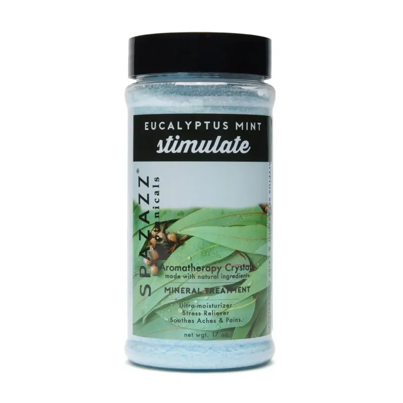 17 oz. Of Spazazz Eucalyptus Mint Stimulate Crystals