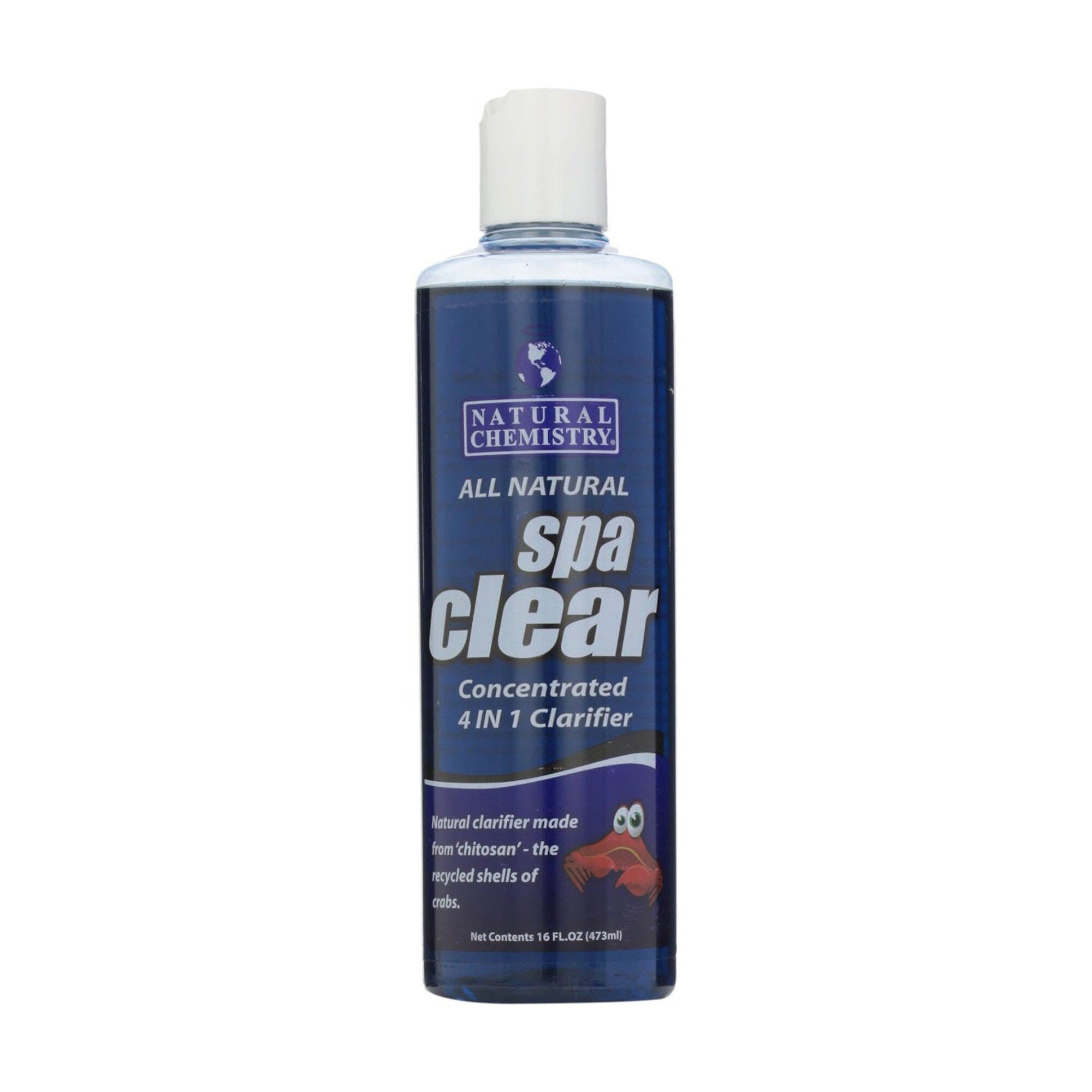 Water Care, Natural Chemistry, Spa Clear, 4 in 1 Nautral Clarifier, 1-Liter Bottle : 04013