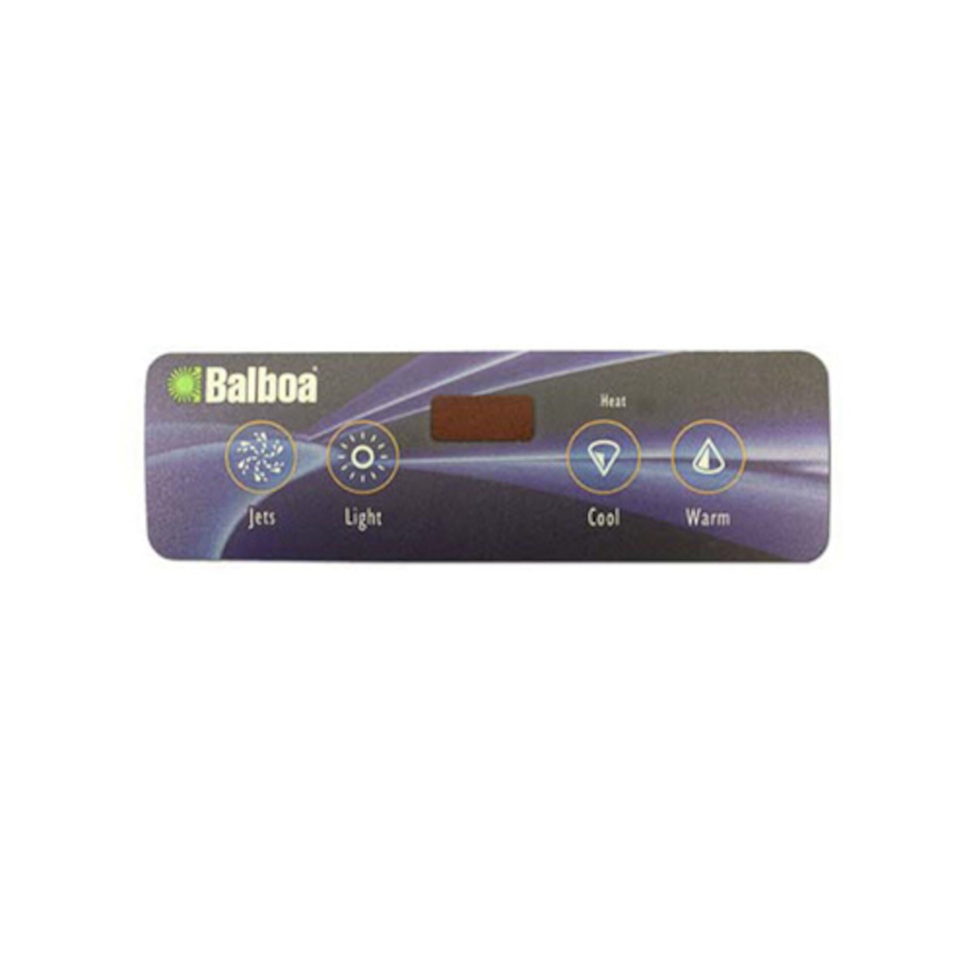 Overlay, Spaside, Balboa VL403, Lite Duplex, 4-Button, Pump1-Light-Down-Up : 11884