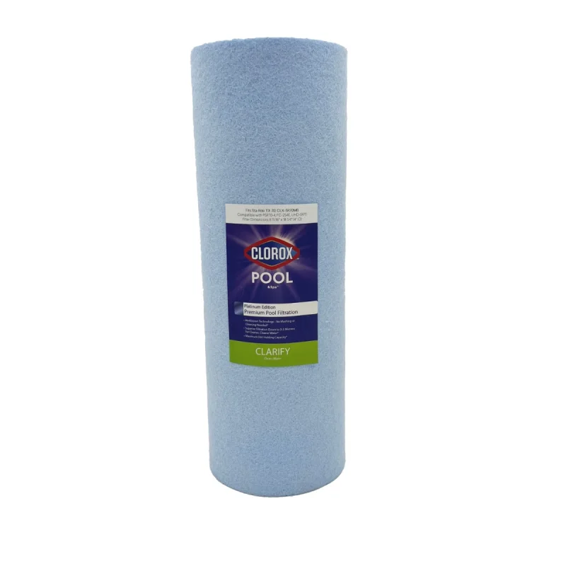 18-1/4 X 8-11/16 Clorox Platinum Edition Premium Pool Filter | Replacement for Sta-Rite Posi-Flo T-70TX, Unicel UHD-SR70, Pleatco PSR70-4, Filbur FC-2540