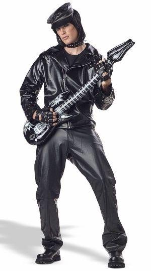 Heavy Metal Rocker Adult Costume XL 44-46