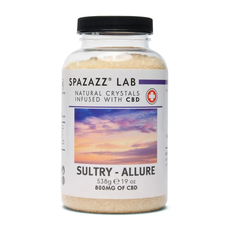 19 oz. Of Spazazz CBD Infused Sultry Allure Crystals