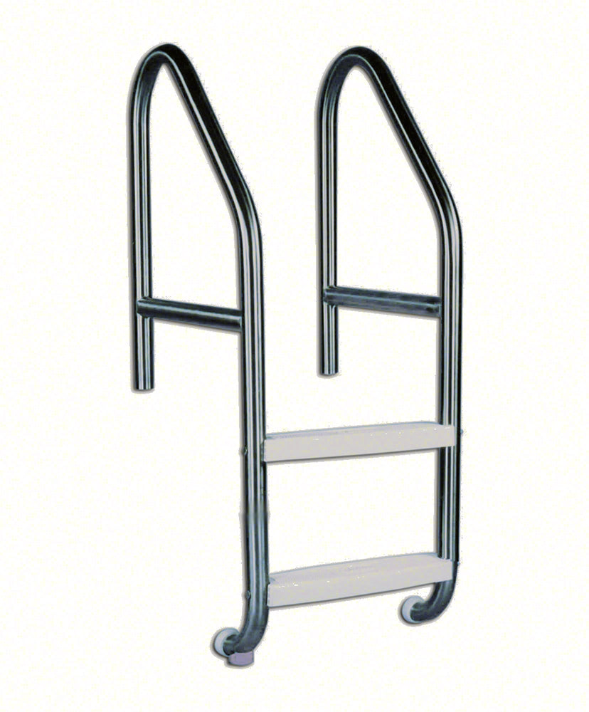2-Step 30 Inch Wide Cross-Braced Heavy-Duty Ladder 1.90 x .145 Inch