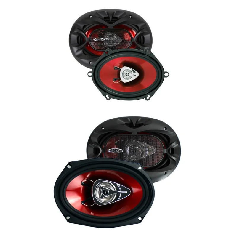 2) Boss CH5720 5x7" 225 Watt + 2) CH6920 6x9" 350 Watt 2-Way Car Audio Speakers