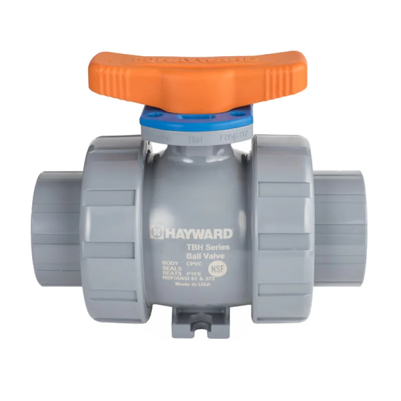 2" CPVC TBH Series Ball Valve, SOC/THD Ends, FPM Seals