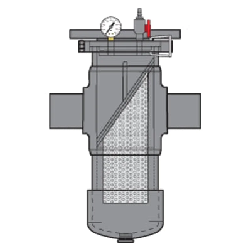 2" Spears PVC Basket Strainer - SPG - EPDM - SS6 Mesh (BS27S6-020)