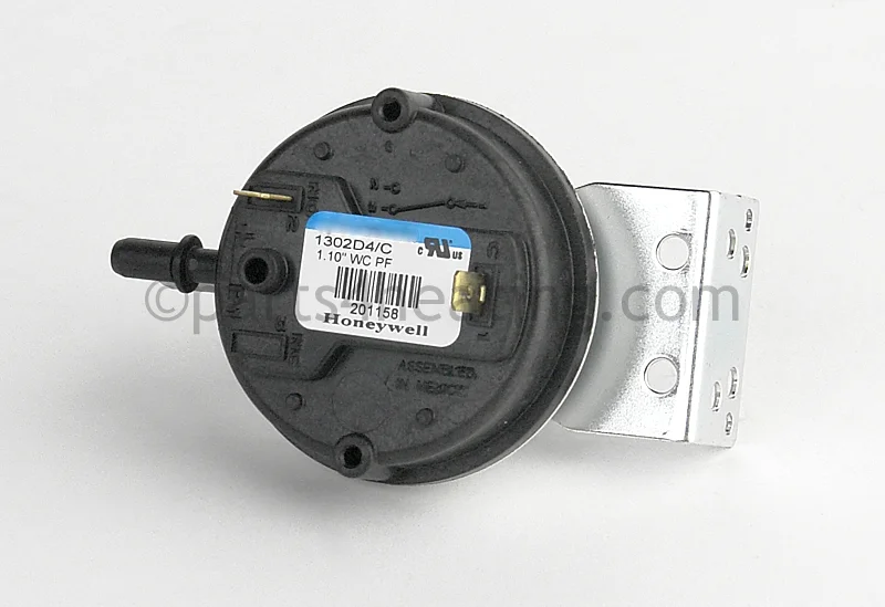 Reznor201158Pressure Switch, 0 To 6000 Ft., 1.10 In. W.c., Blue
