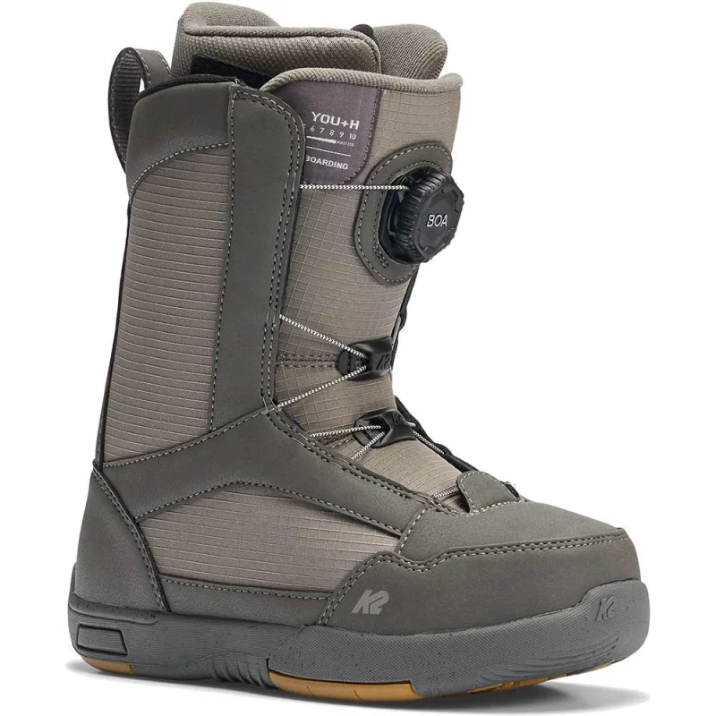 2026 K2 You+H Youth Snowboard Boots *CLEARANCE* Grey