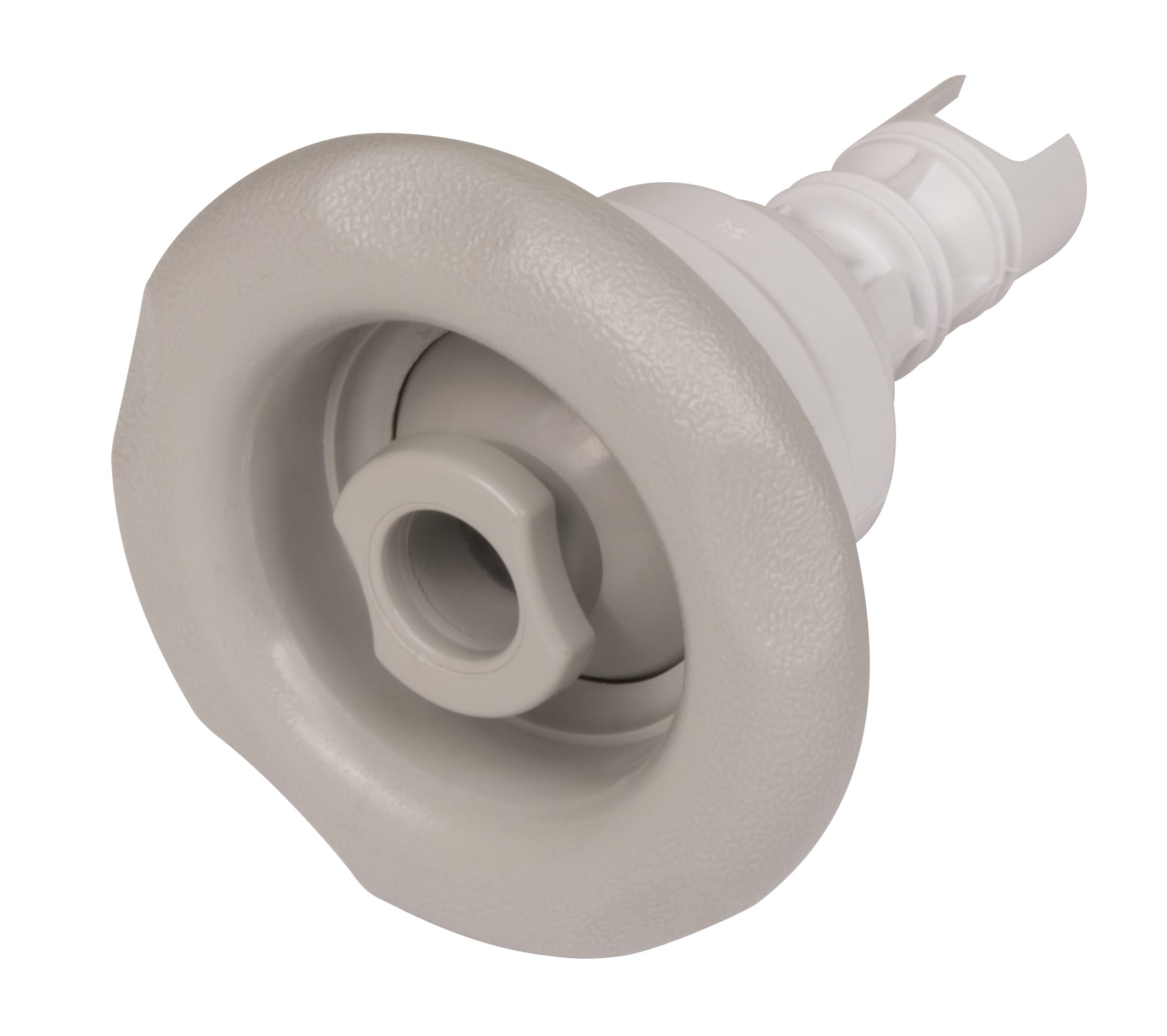 Waterway Poly Storm Directional Adjustable Spa Jet, 3-7/16" Diameter, Light Gray