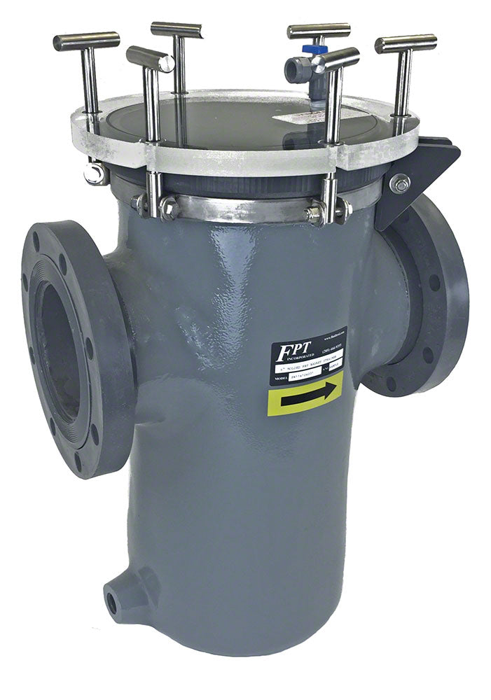 SW Series PVC/FRP Basket Strainer With Stainless Steel Basket 16 Inch Connections