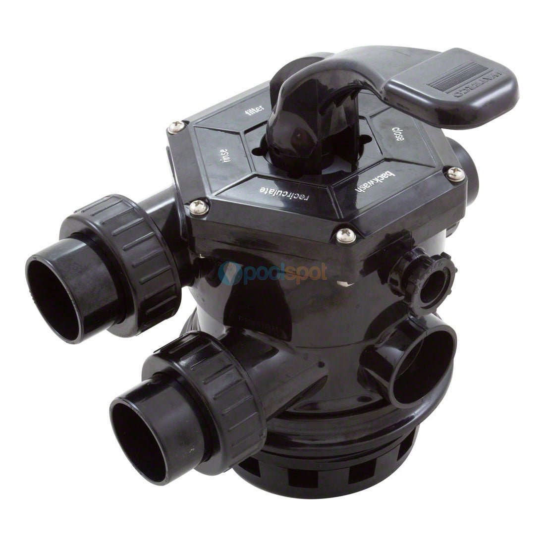Waterco 40mm/1.5" Top Mount Threaded Multiport Valve w/ unions