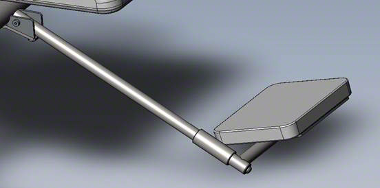 Flip-Up Footrest for Gallatin, Lolo, Traveler Lifts