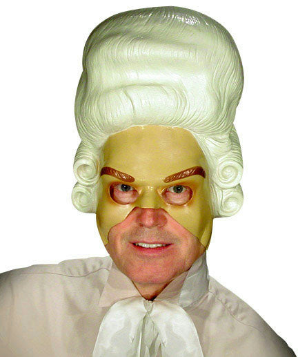 Marquis Male Renaissance Semi Rigid Plastic Halloween Face Mask for Him