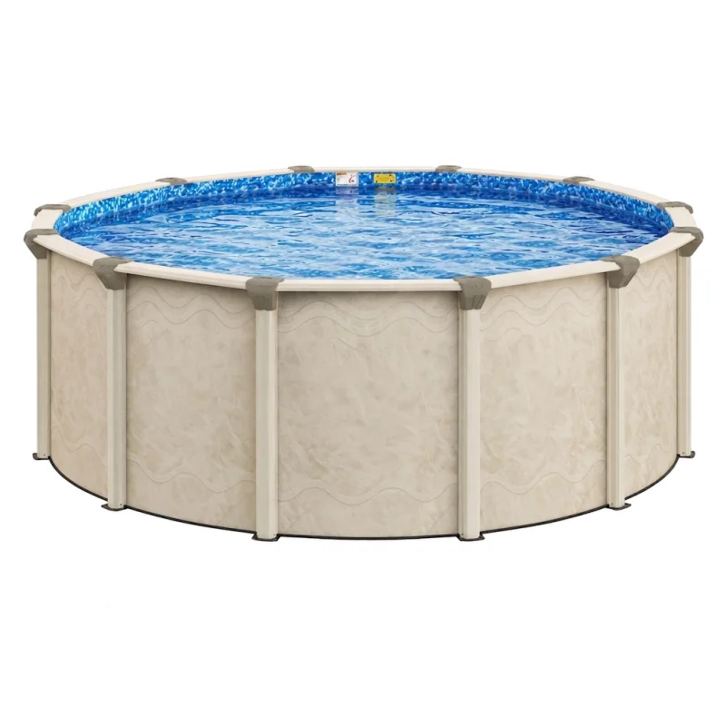 24' Round Above-Ground Pool with 54" Steel Wall | Lake Vista | 25-Year Warranty