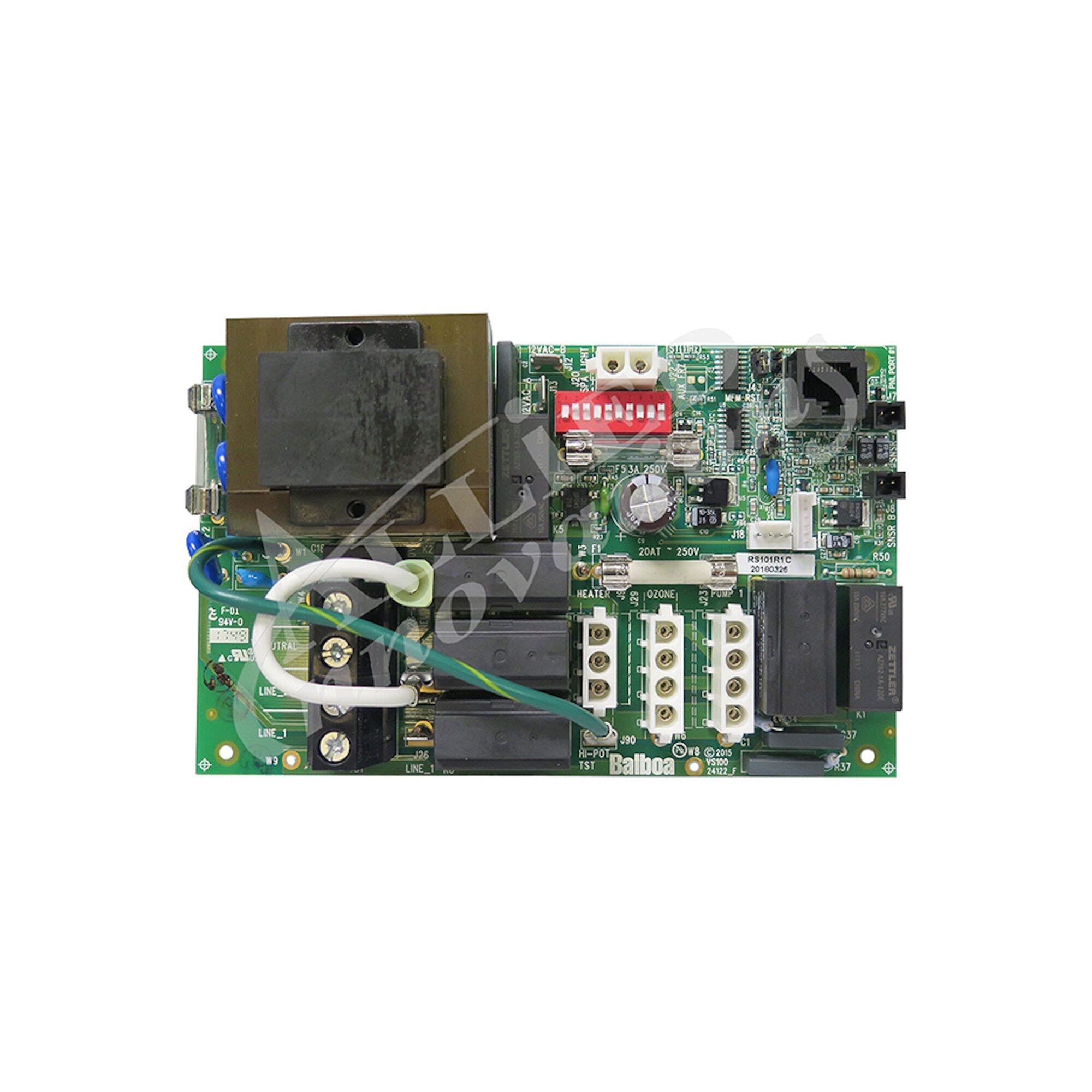 Circuit Board, Dream Maker Spas Balboa, RS101, M7, 8 Pin Connector : 456404-1