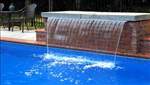 Natural Wonders 36" Waterfall With 6" White Lip - Back Feed
