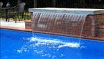 CMP Natural Wonders 48" Waterfall With 6" White Lip - Back Feed
