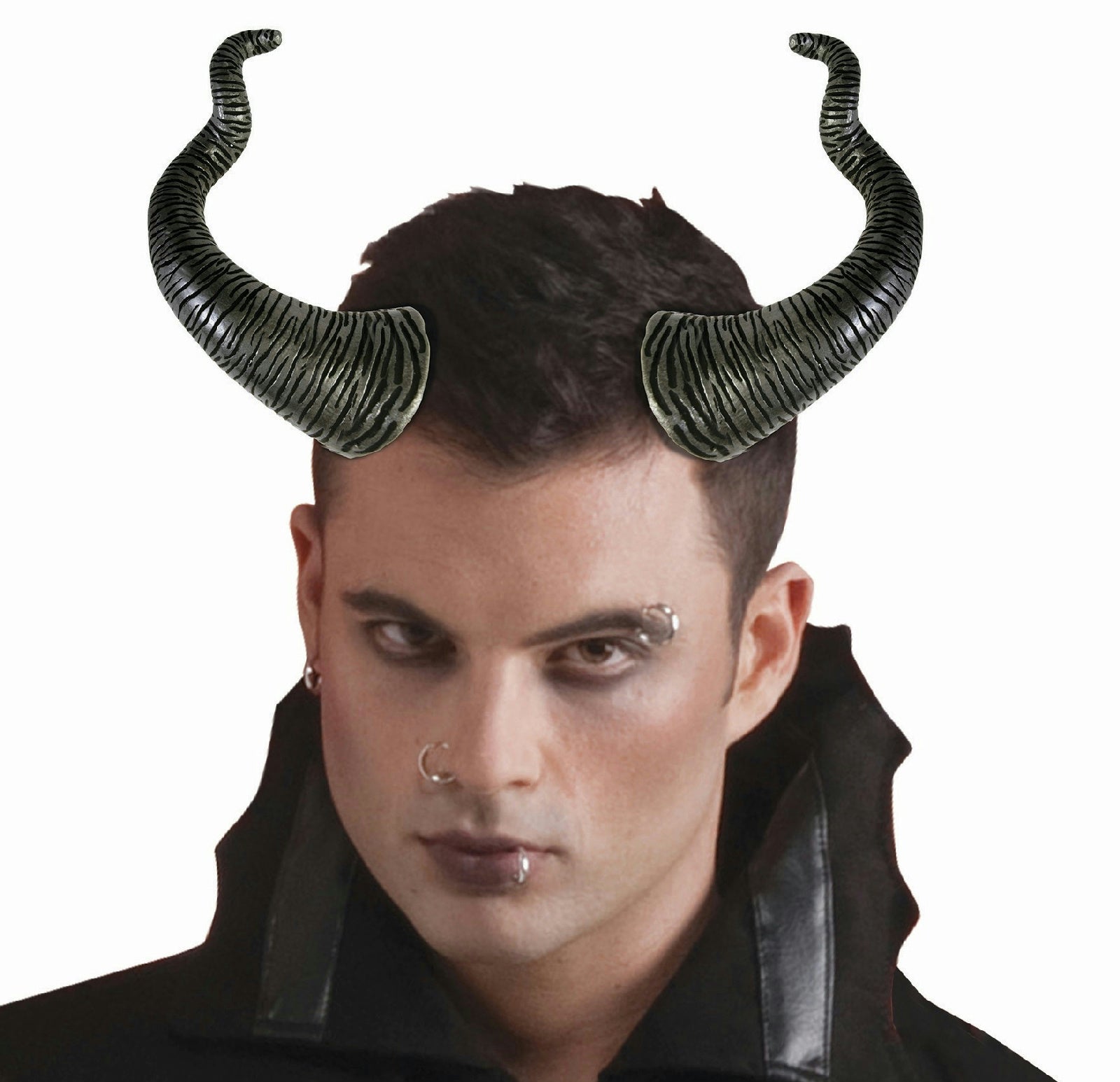 Wicked Black Horns Costume Accessory