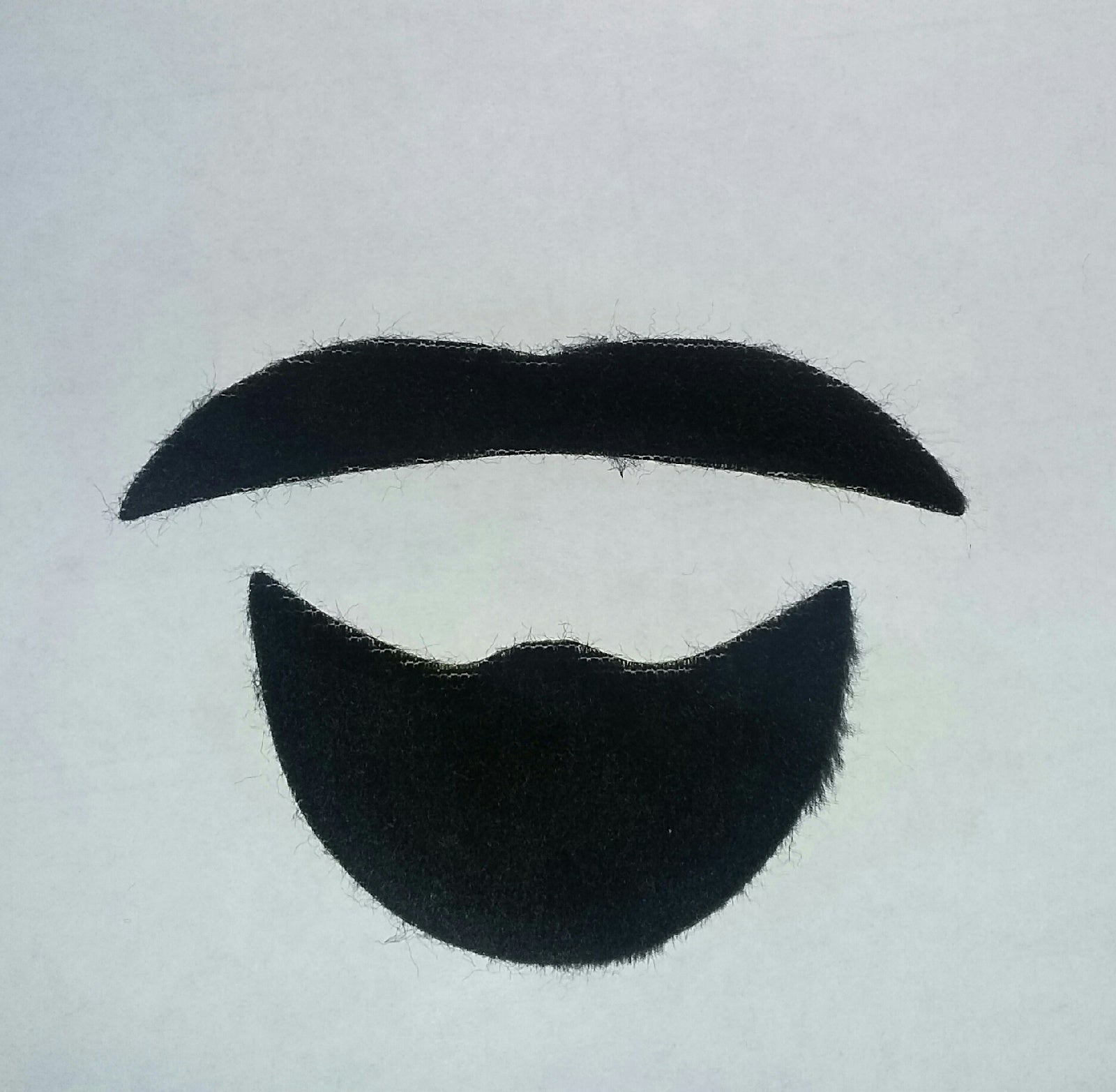 Black Sheik Mustache Facial Hair Disguise