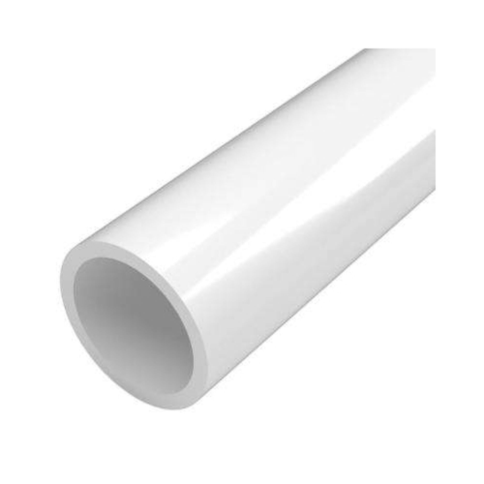 Pipe, PVC, Bell End, 1-1/2" x 20' Length : PVC-1.5