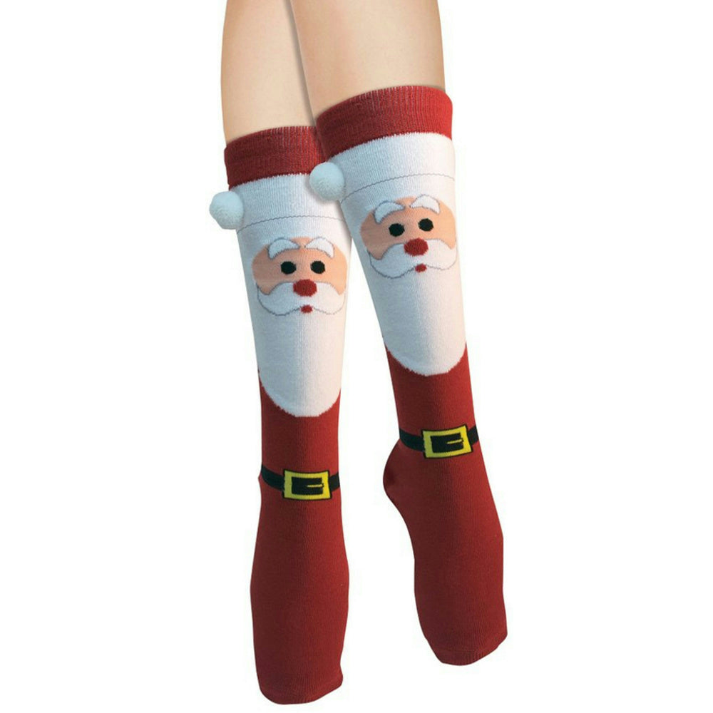 Forum Novelties Adult Santa Claus Christmas Fun Holiday Socks