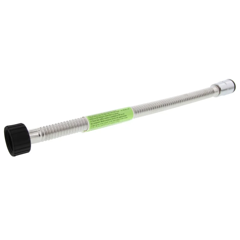 3/4 Inch PTC X 1 Inch FIP 18 Inch Stainless Steel Flex Connector