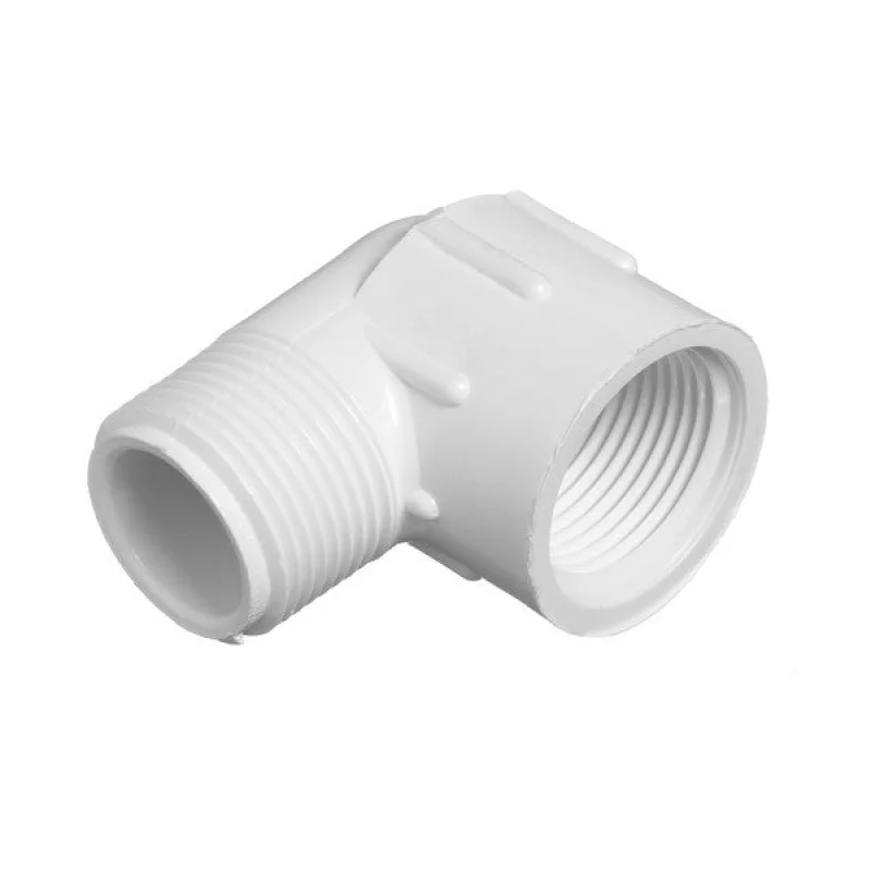 3/4" Sch 40 PVC 90 Street Elbow - Mipt x Fipt 412-007