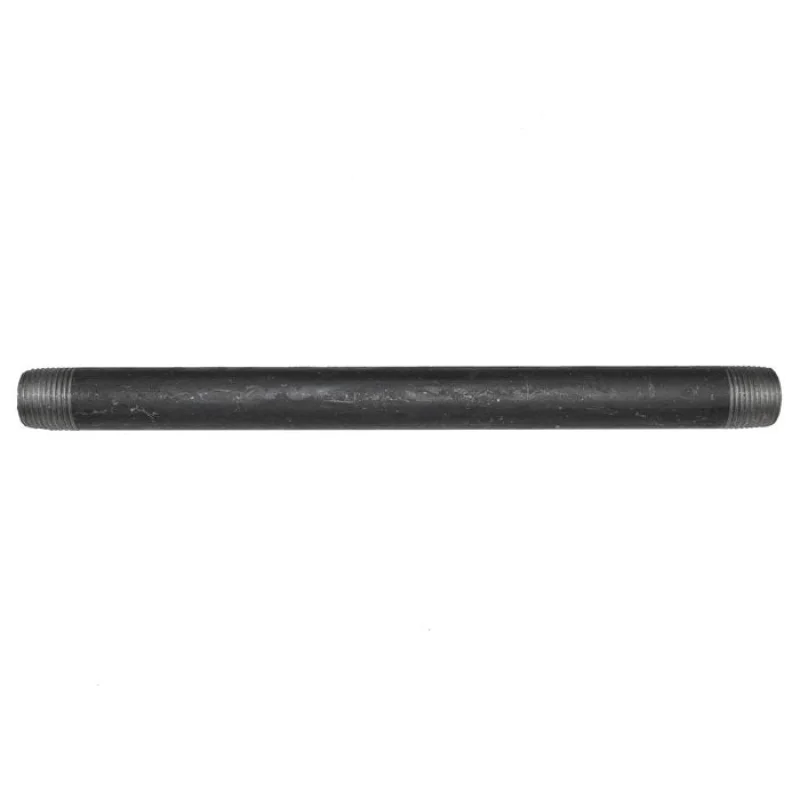 3/8" x 8"' Black Malleable Iron Nipple (BSN388 / 10368)