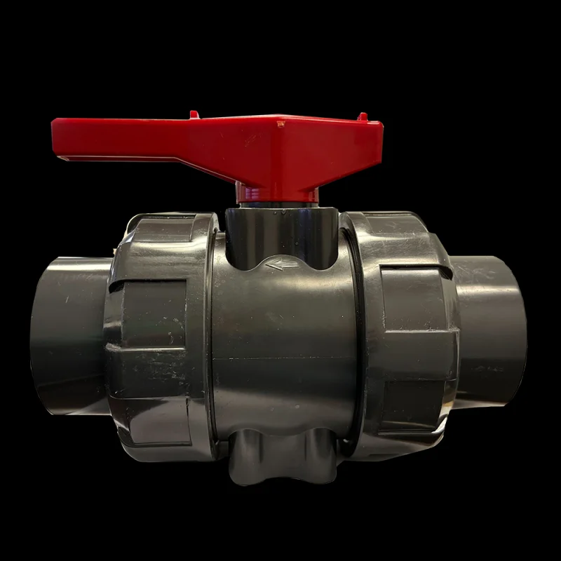 3" Flui-PRO [PRO SERIESViton] PVC True Union Ball Valve - SOC / NPT