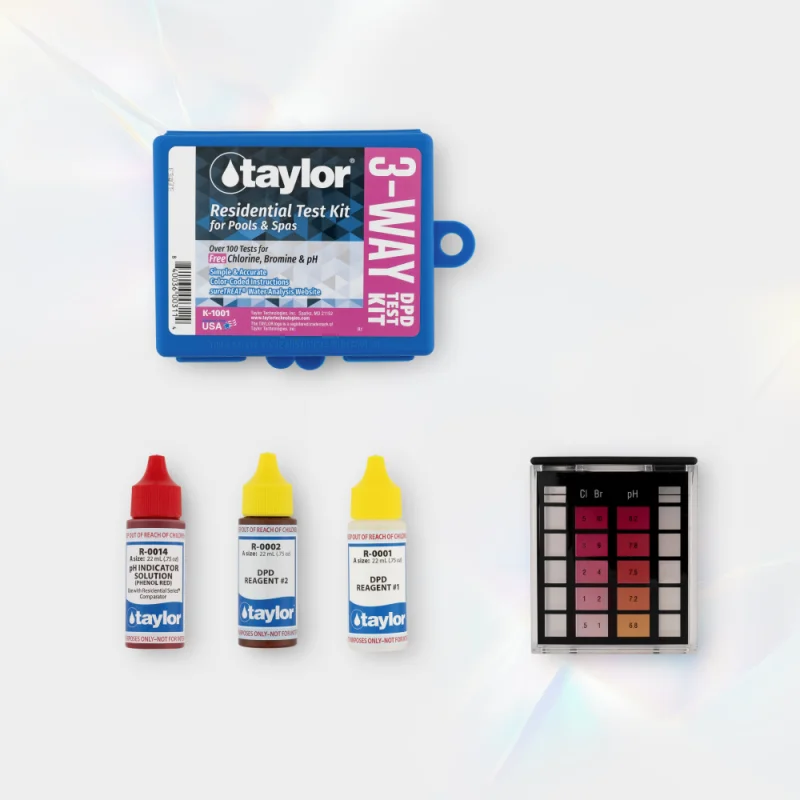 3-Way Test Kit for Pools & Spas (DPD) 12-Pack