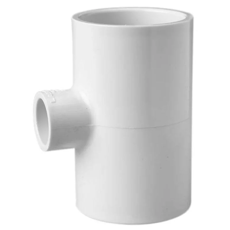 3" x 2-1/2" Sch 40 PVC Reducing Tee Soc 401-339