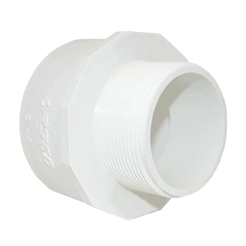 3" x 4" Schedule 40 Reducing Male Adapter MPT x Slip (436-341/436-342)