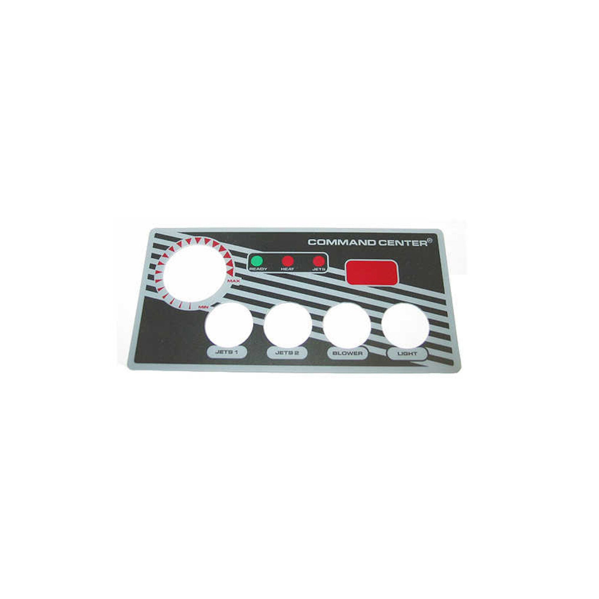 4 Button Tecmark Command Center Keypad Overlay 30191BM
