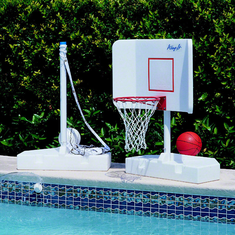 Spike-N-Splash Combo Pool Game (Volley and Basketball)