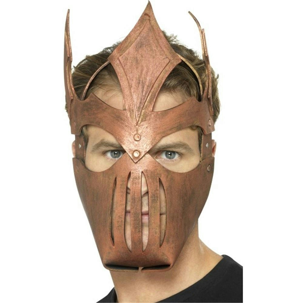 Smiffy's EVA Foam Bronze Roman Warrior Pointy Mask One Size Fits Most 21996