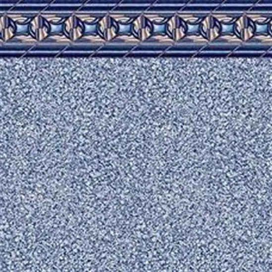 33' Round Metal Diamond Unibead Above-Ground Liner 25 GA - 54"