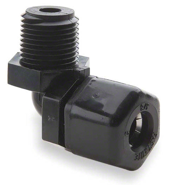 Male Elbow 1/4 O.D. x 3/8 Inch NPT - Fast and Tite