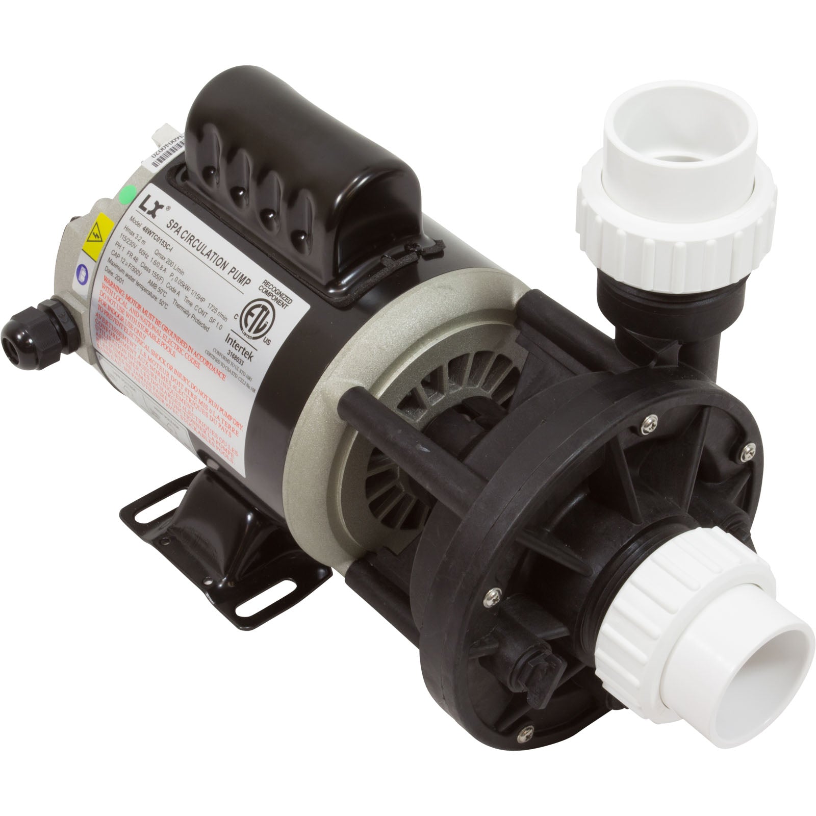 Pump, Circ, LX WTC, 1/15hp, 115v/230v,48Fr,1.5",Pre 7/2011