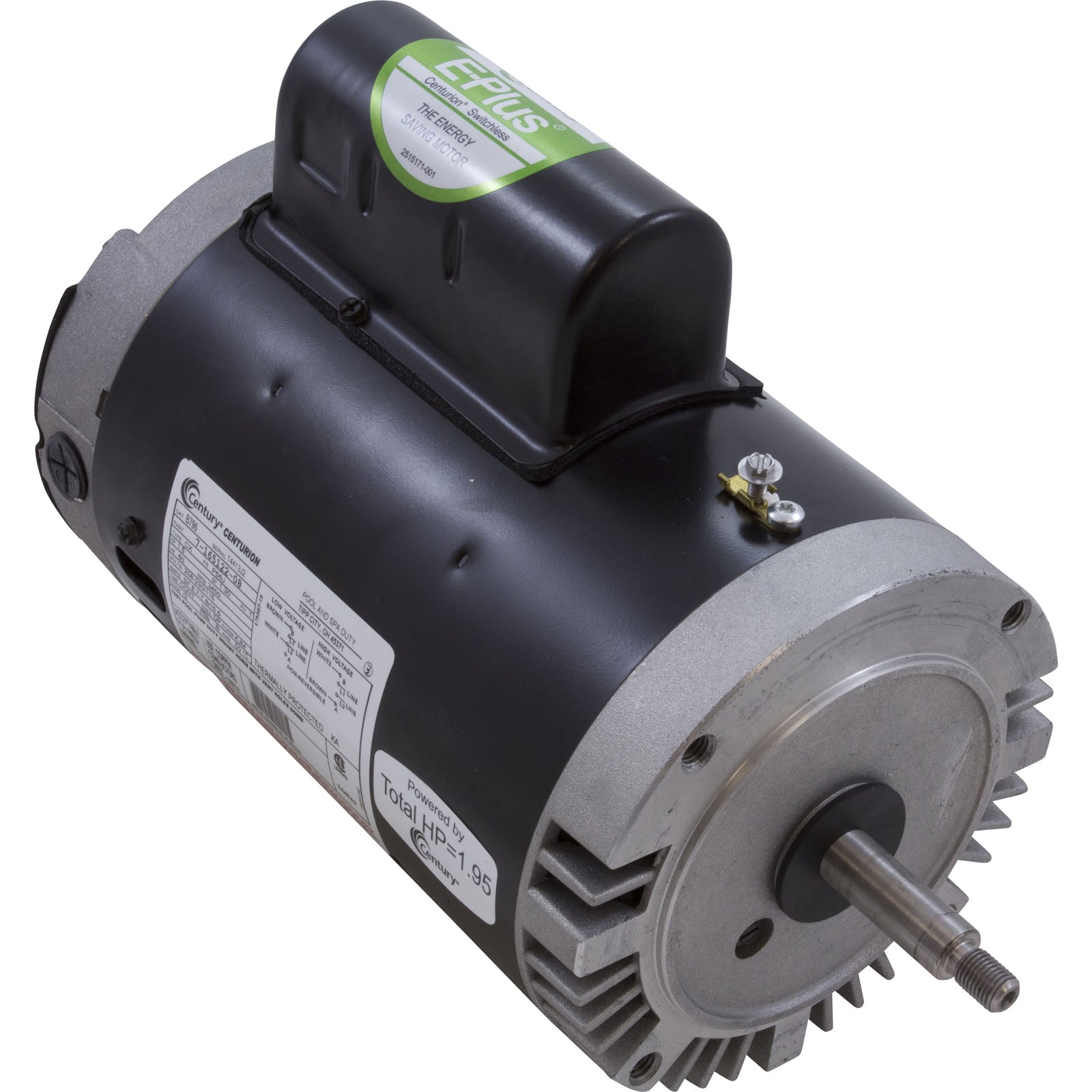 Motor, Century,1.5hp,115v/208-230v,1Spd,56Jfr,C-Face Thd,EE