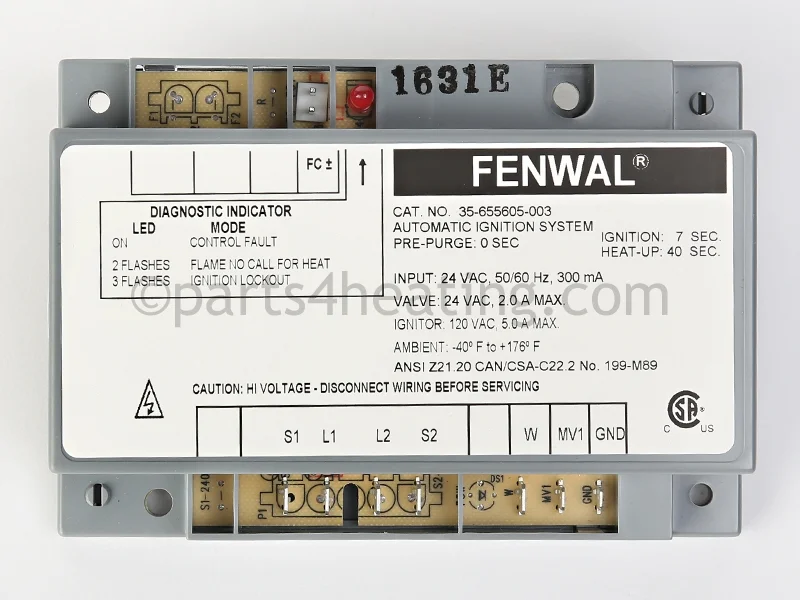 Kidde-Fenwal35-655605-00324 VAC Hot Surface Ignition Control Board Module